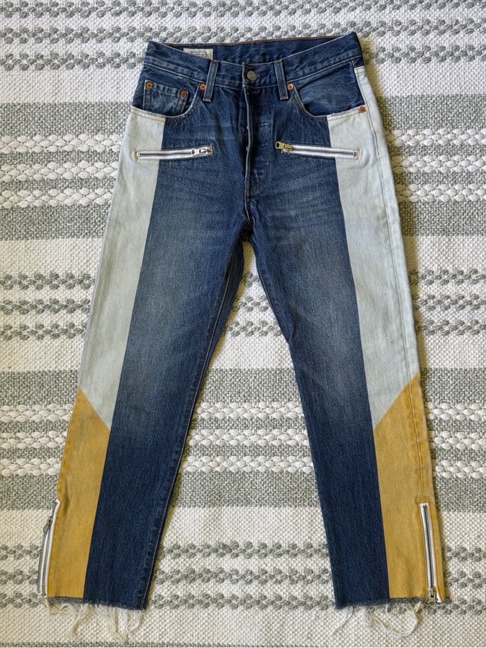 Levi's 501 Moto Crop Jeans